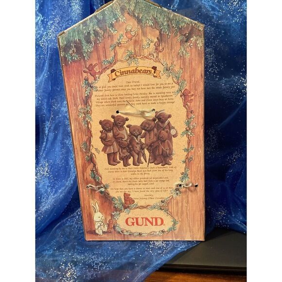 Vintage Cinnabears Dill Collectible Stuffed Animal Bear Plush With 2 Small Bears - Picture 7 of 12